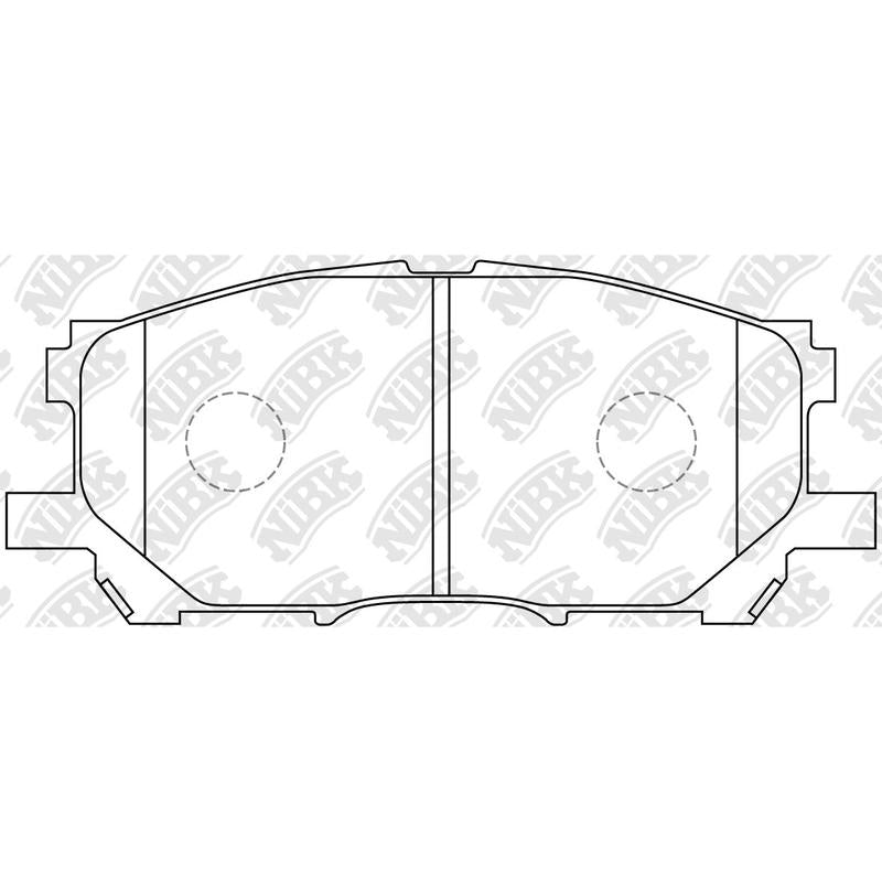 NIBK PN1497 Front Pads For Toyota Lexus