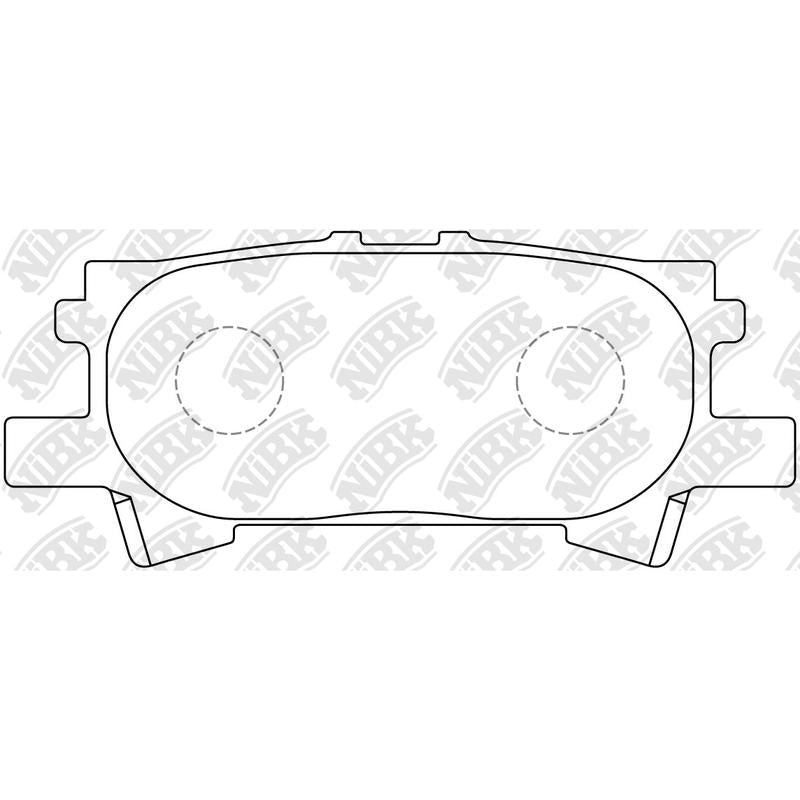 NIBK PN1498 Rear Pads For Lexus Toyota