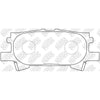 NIBK PN1498 Rear Pads For Lexus Toyota NIBK PN1498 Rear Pads For Lexus Toyota