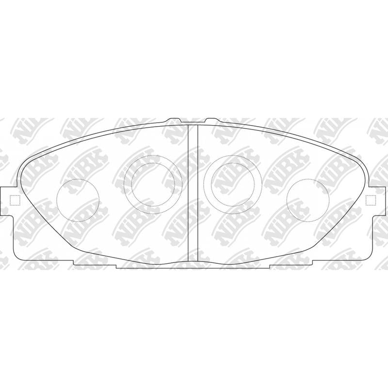 NIBK PN1516 Front Pads For Toyota