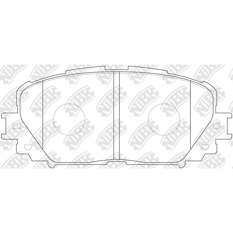 NIBK PN1518 Front Pads For Toyota Subaru Daihatsu