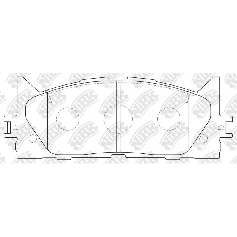 NIBK PN1521 Front Pads For Lexus Toyota Daihatsu
