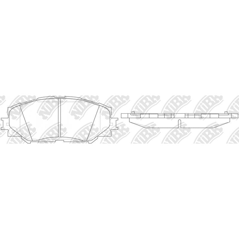 NIBK PN1524 Front Pads For Toyota Lexus