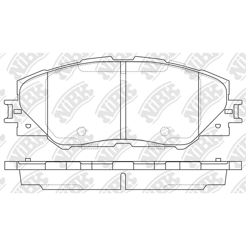 NIBK PN1530 Front Pads For Toyota
