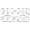 NIBK PN1540 Front Pads For Toyota NIBK PN1540 Front Pads For Toyota