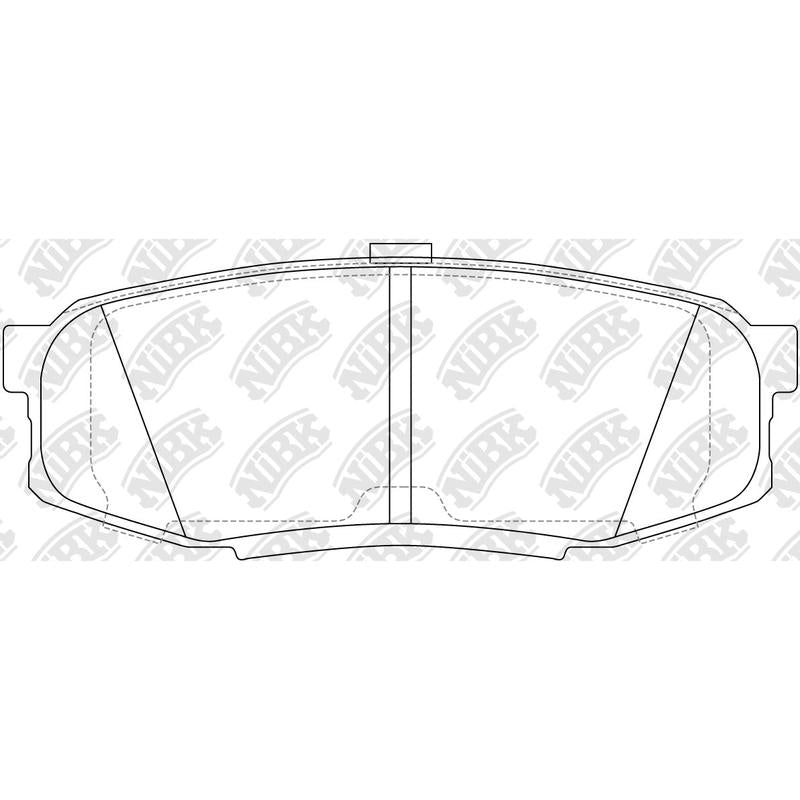 NIBK  PN1542 Rear Pads For Lexus Toyota