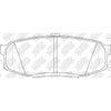 NIBK  PN1542 Rear Pads For Lexus Toyota NIBK  PN1542 Rear Pads For Lexus Toyota