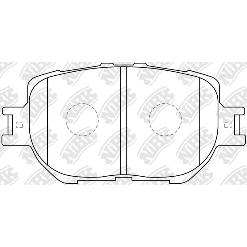 NIBK PN1550 Front Pads For Lexus Toyota