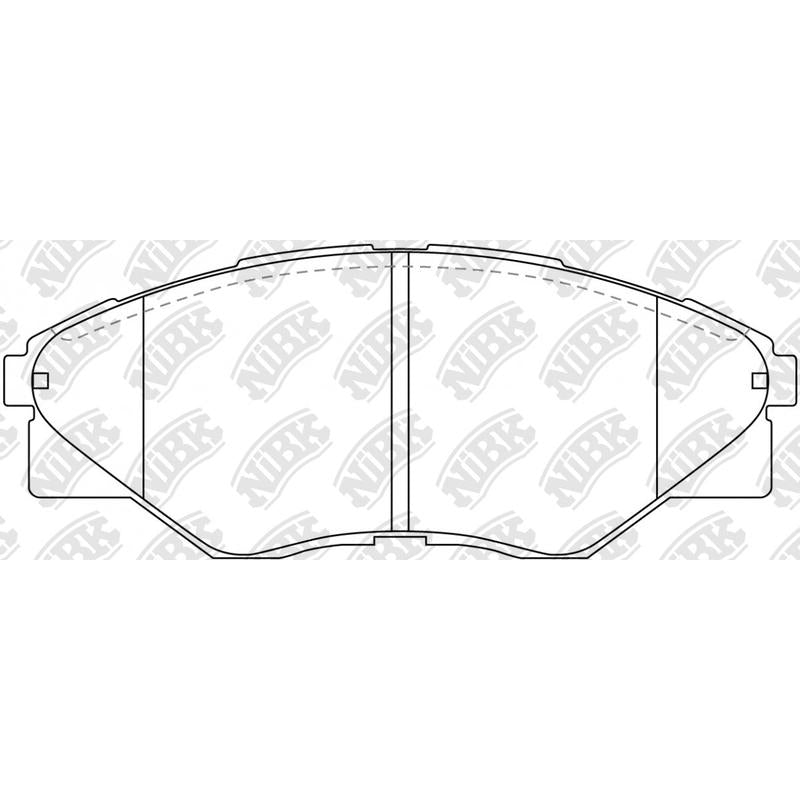NIBK PN1802 Front Pads For Toyota