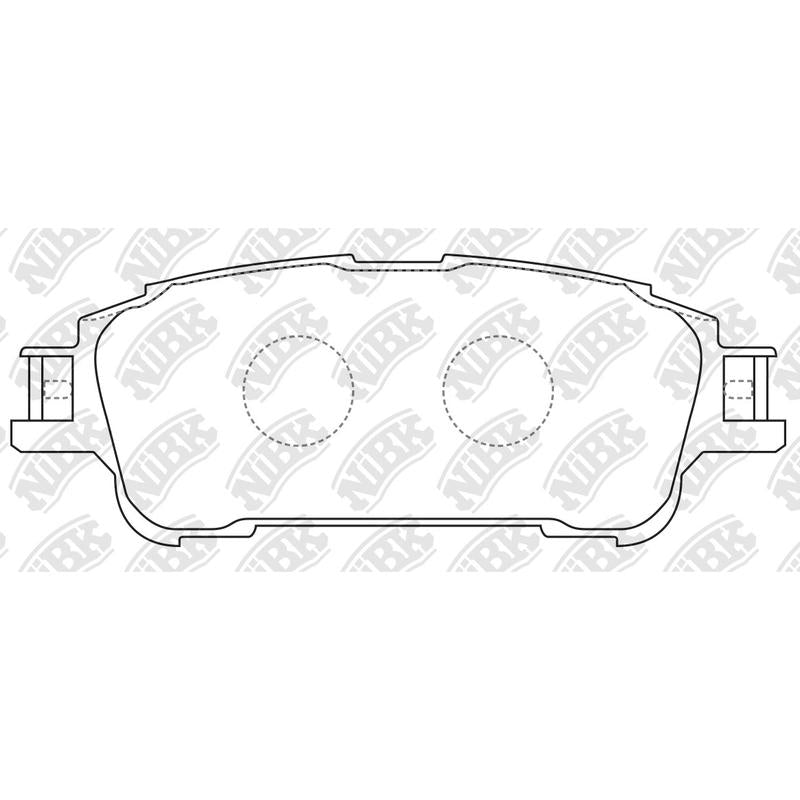 NIBK PN1804 Rear Pads For Toyota Noah Voxy