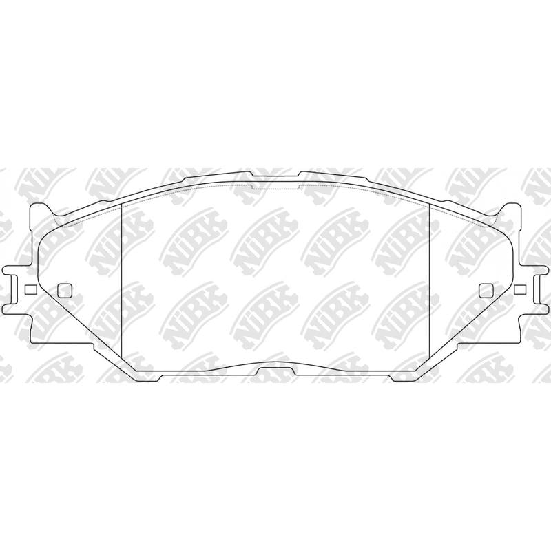 NIBK PN1829 Front Pads For Lexus
