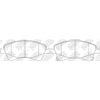 NIBK PN1837 Front Pads For Toyota NIBK PN1837 Front Pads For Toyota