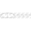 NIBK PN1845 Rear Pads For Lexus Subaru Toyota NIBK PN1845 Rear Pads For Lexus Subaru Toyota