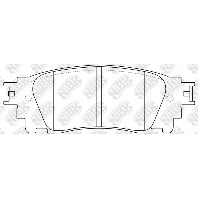 NIBK PN1852 Rear Pads For Lexus Toyota