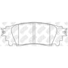 NIBK PN1852 Rear Pads For Lexus Toyota NIBK PN1852 Rear Pads For Lexus Toyota