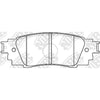 NIBK PN1854 Rear Pads For Lexus Toyota NIBK PN1854 Rear Pads For Lexus Toyota