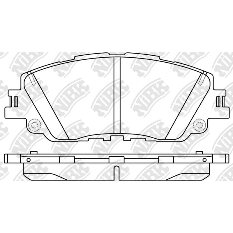 NIBK PN1857 Front Pads For Lexus Toyota