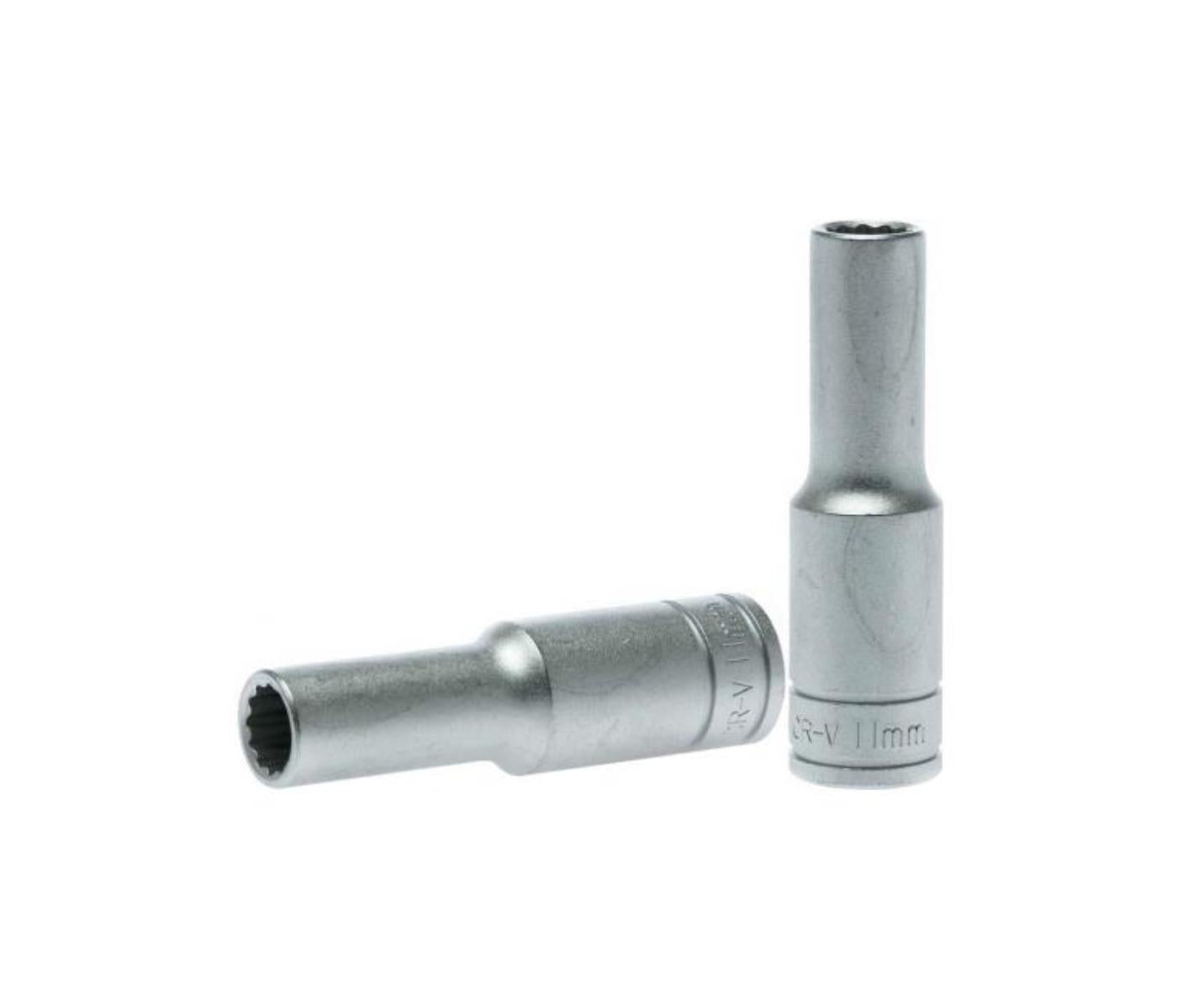 Teng 1/2in Dr. Deep Socket 11mm 12Pnt
