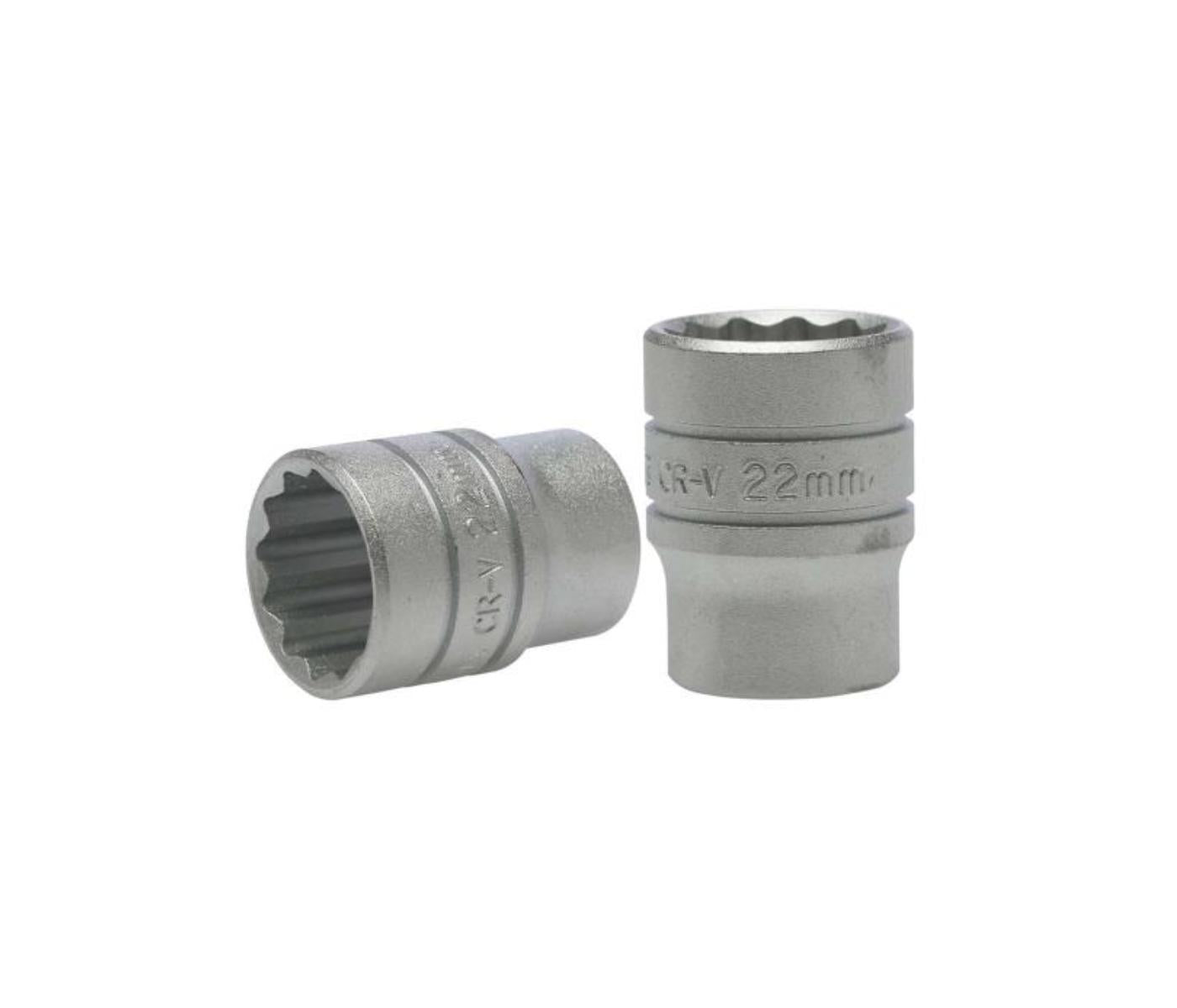 Teng 1/2in Dr. Socket 22mm 12Pnt