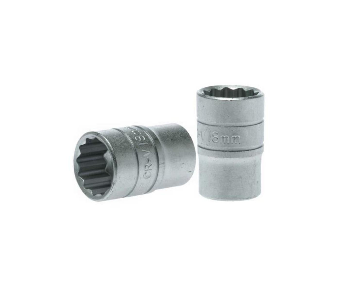 Teng 1/2in Dr. Socket 18mm 12Pnt
