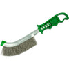 ITM Wire Brush Green Handle - Stainless Steel Wire ITM Wire Brush Green Handle - Stainless Steel Wire