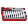 Teng 11pc 1/2in Dr. Deep Skt Set 10-19mm - TC-Tray Teng 11pc 1/2in Dr. Deep Skt Set 10-19mm - TC-Tray