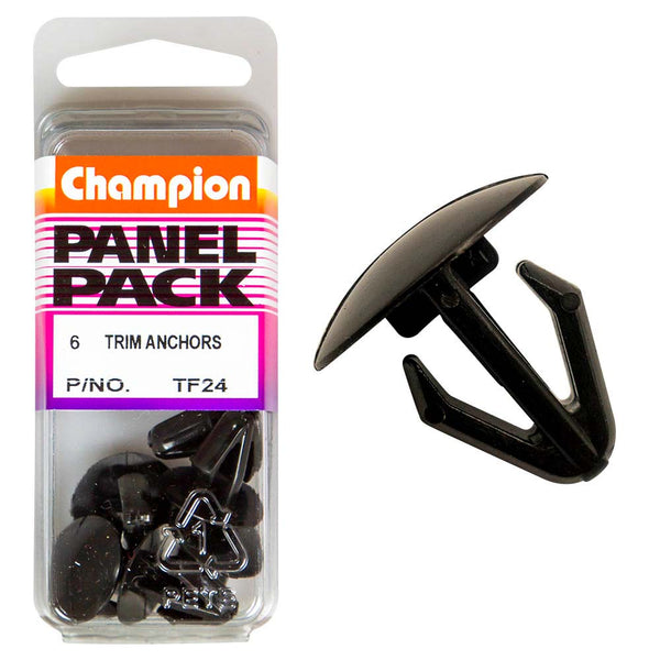 Champion Anchor Trim Clip 18mm HD x 16mm -6pk
