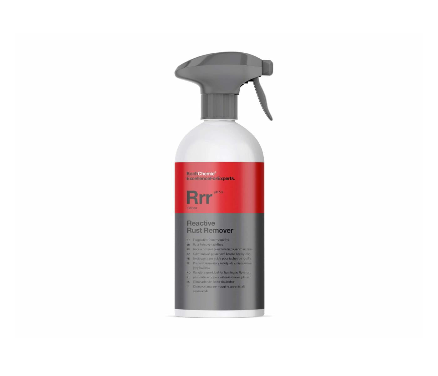 Koch-Chemie Reactive Rust Remover Rrr & Superficial Rust & Brake Dust Remover. pH 7,5 500ml