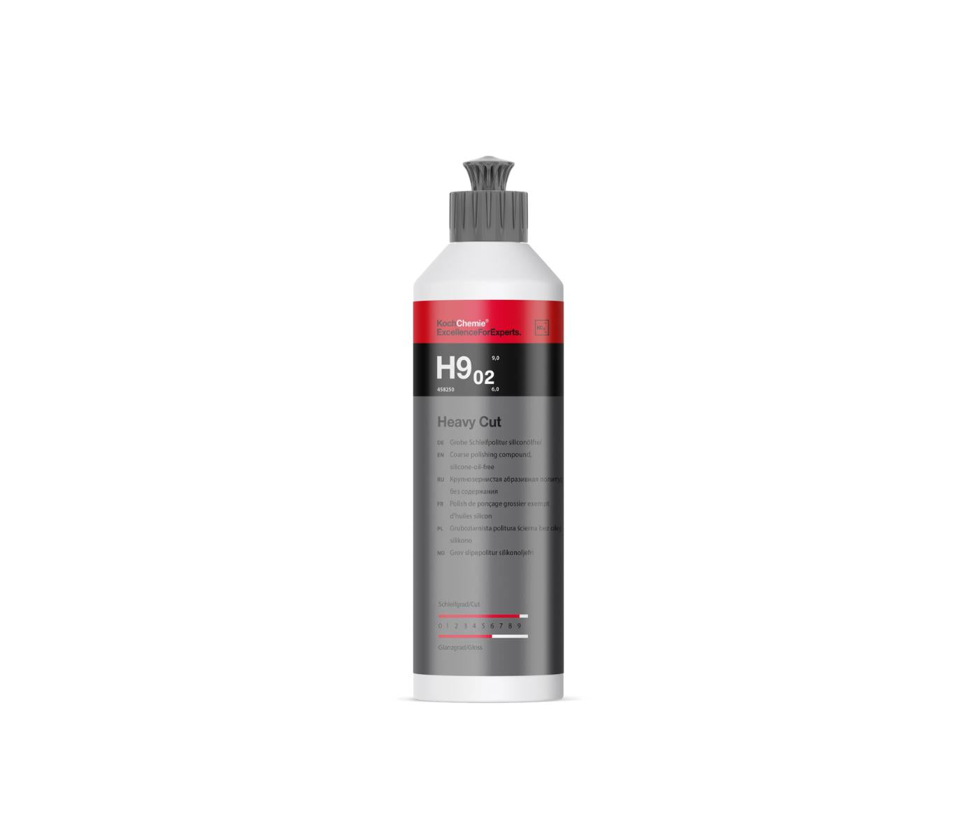Koch-Chemie Heavy Cut H9.02 & Silicone-Free Coarse Polishing Compound & Advanced Formula 250ml