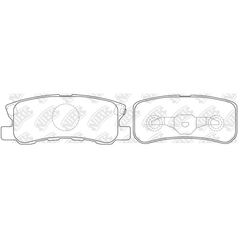 BREMTEC BT590= PN3450 Rear Pads For Mitsubishi Dodge