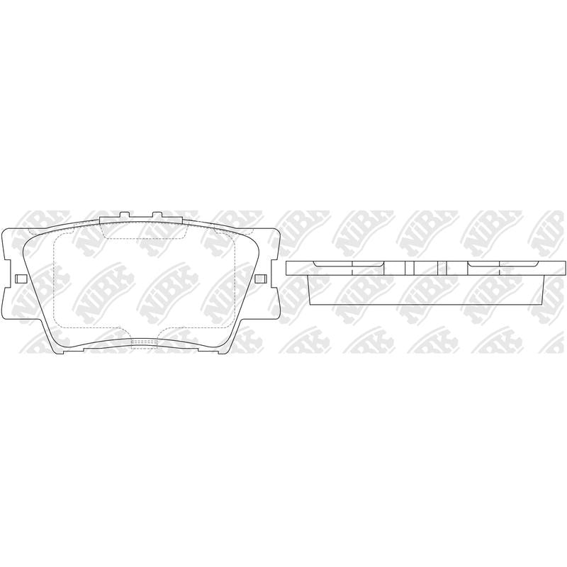 ROYALE BP1832= PN1522 Rear Pads For Lexus Toyota