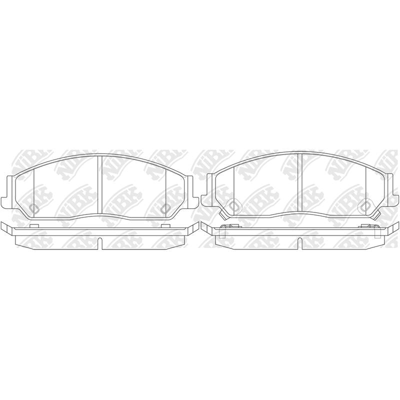 BREMBO P99018N= PN0828 Front Pads For Toyota BYD