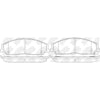 BREMBO P99018N= PN0828 Front Pads For Toyota BYD BREMBO P99018N= PN0828 Front Pads For Toyota BYD