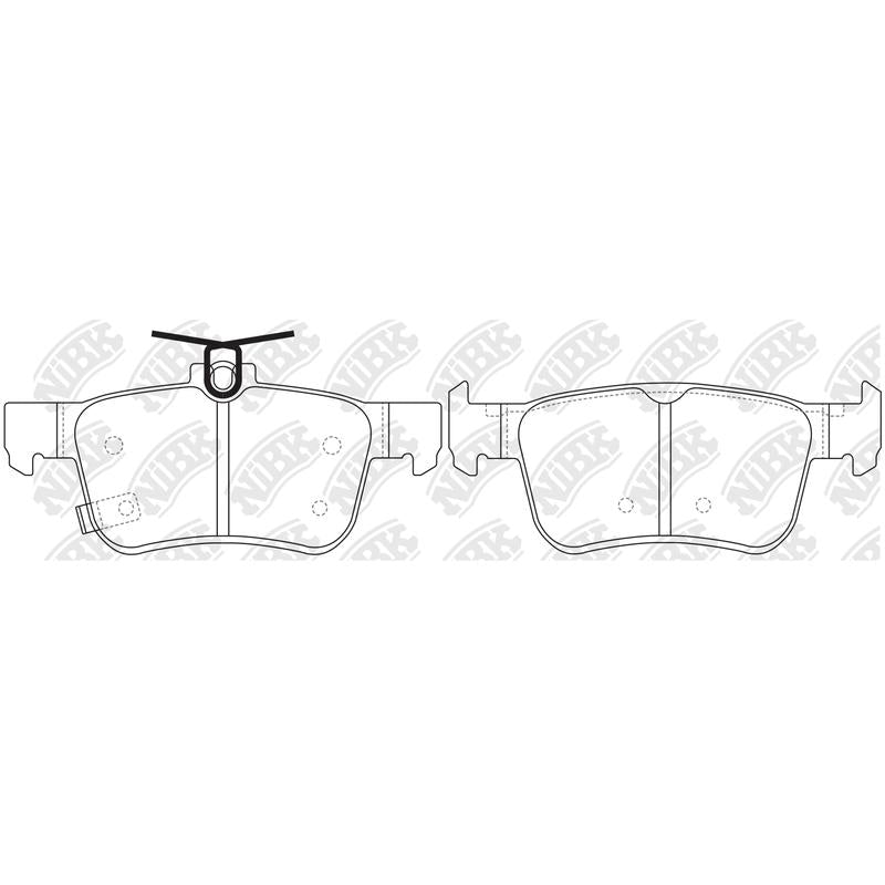 ROYALE BP2429= PN8813 Rear Pads For Haval Honda