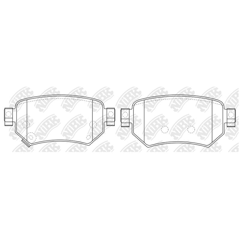 BREMTEC BT24390= PN0673 Rear Pads For Mazda