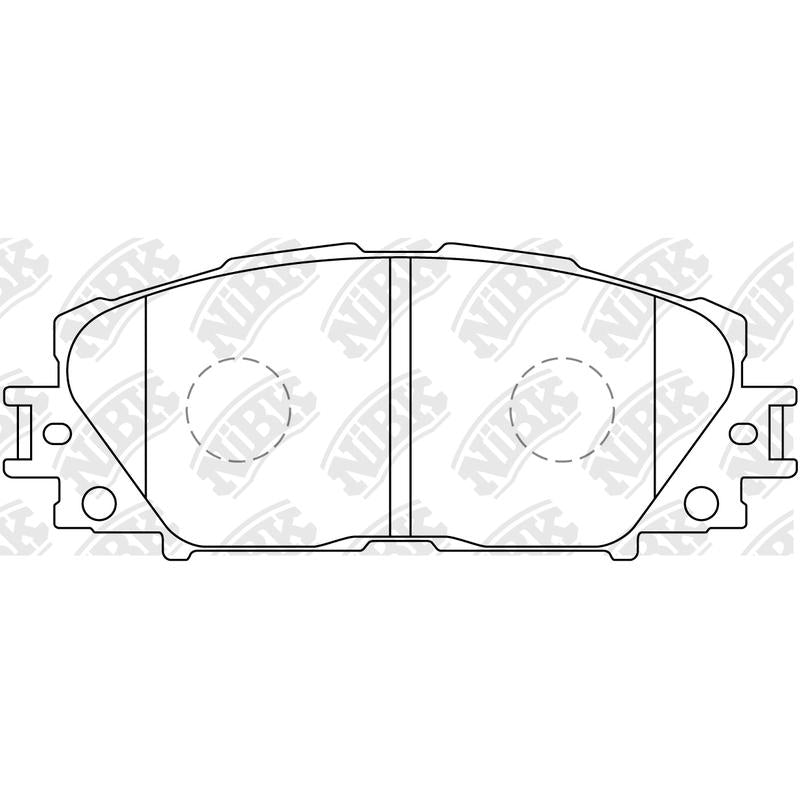 TEMB DB1820= PN1508 Front Pads For Toyota