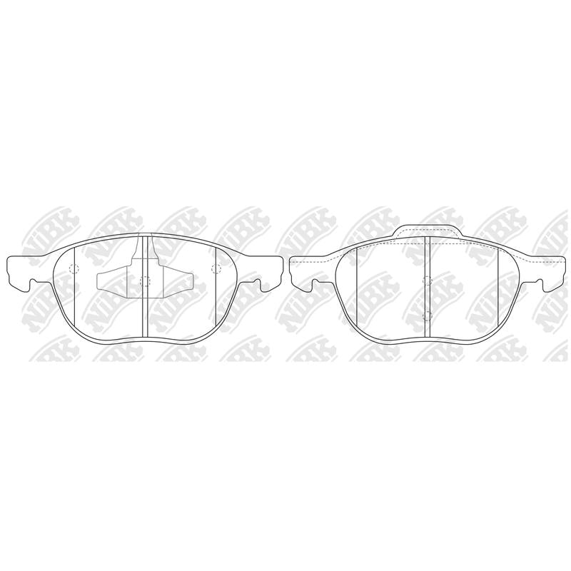 TEMB DB1679= PN0365 Front Pads For Ford Mazda Nissan