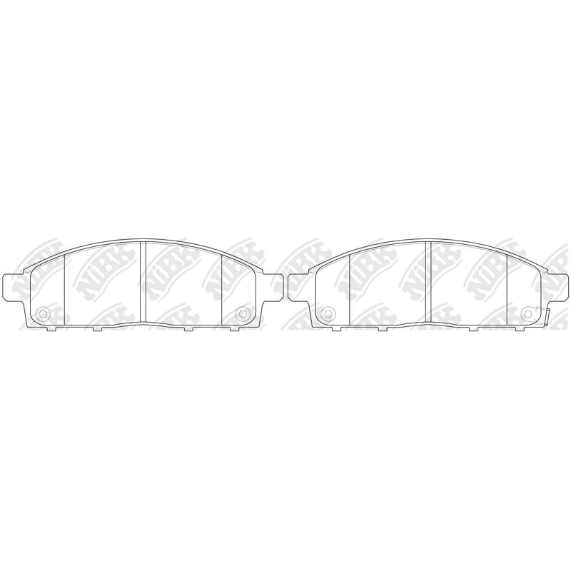 TEMB DB1774= PN3809 Front Pads For Mitsubishi Nissan