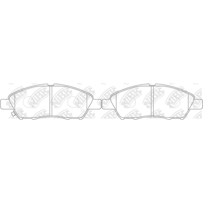TEMB DB1830= PN0397 Front Pads For Nissan Toyota