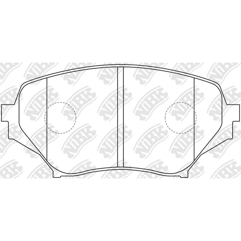 RDA RDB2034= PN0387 Front Pads For Mazda
