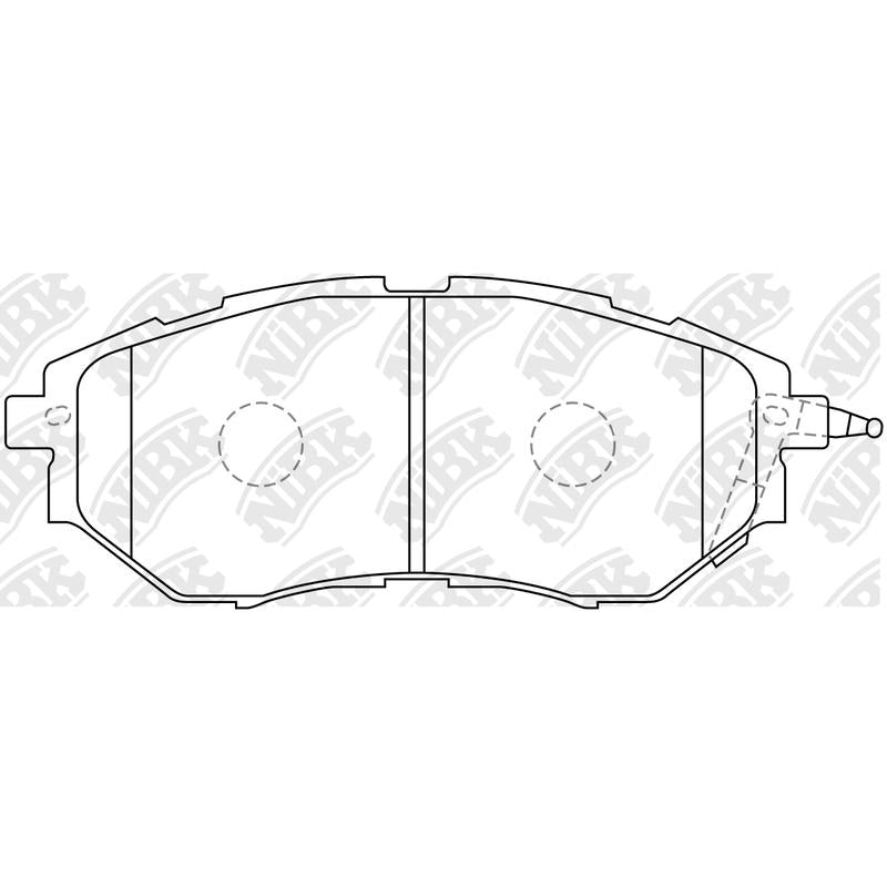 TEMB DB1722= PN7499 Front Pads For Sabaru