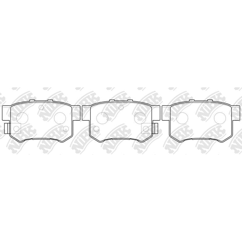 BREMTEC BT116= PN8398 Rear Pads For Honda Suzuki Rover