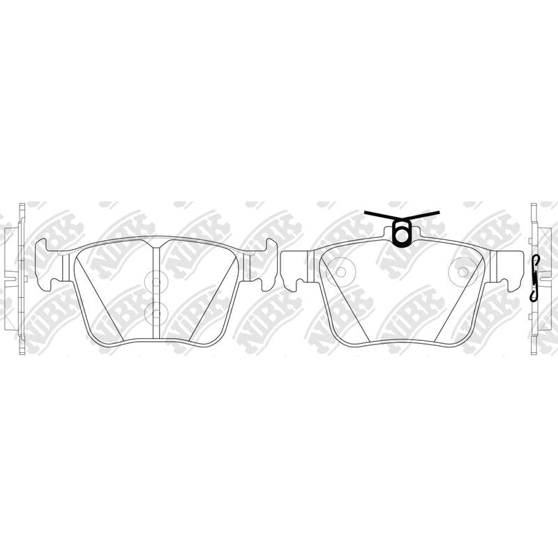 TEMB DB2384= PN33003 Rear Pads For Audi Skoda Volkswagen