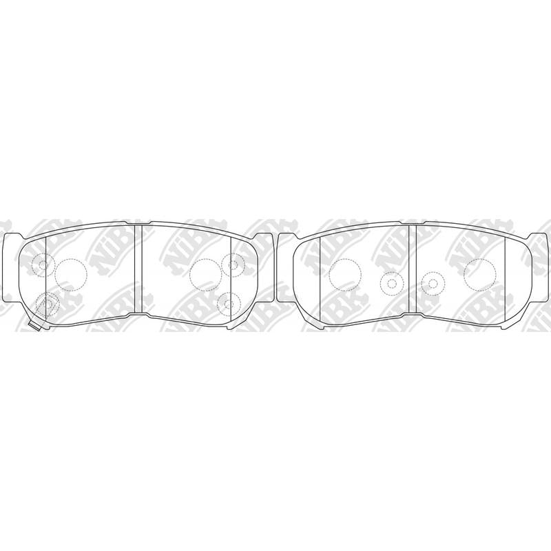 BREMTEC BT2109= PN0447 Rear Pads For Hyundai Kia Maxus