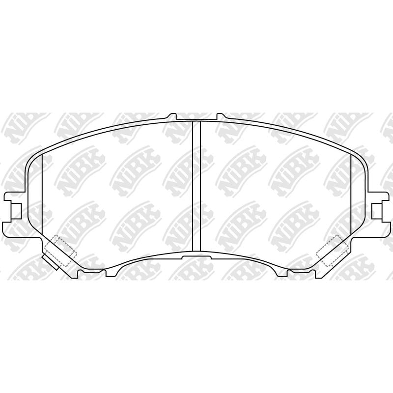 TEMB CDB2345= PN2804 Rear Pads For Nissan Renault