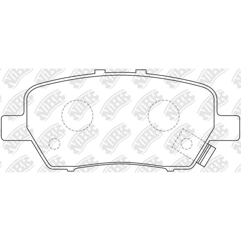 RDA RDB2031= PN8506 Rear Pads For Honda