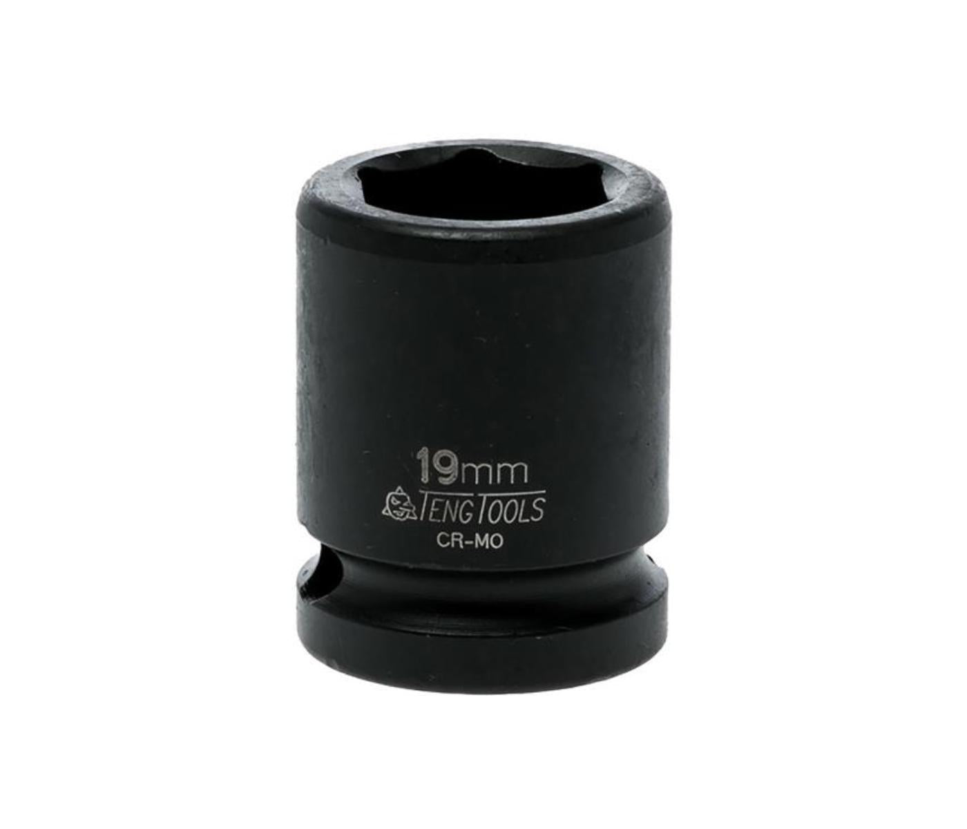 Teng 1/2in Dr. Impact Socket 19mm DIN