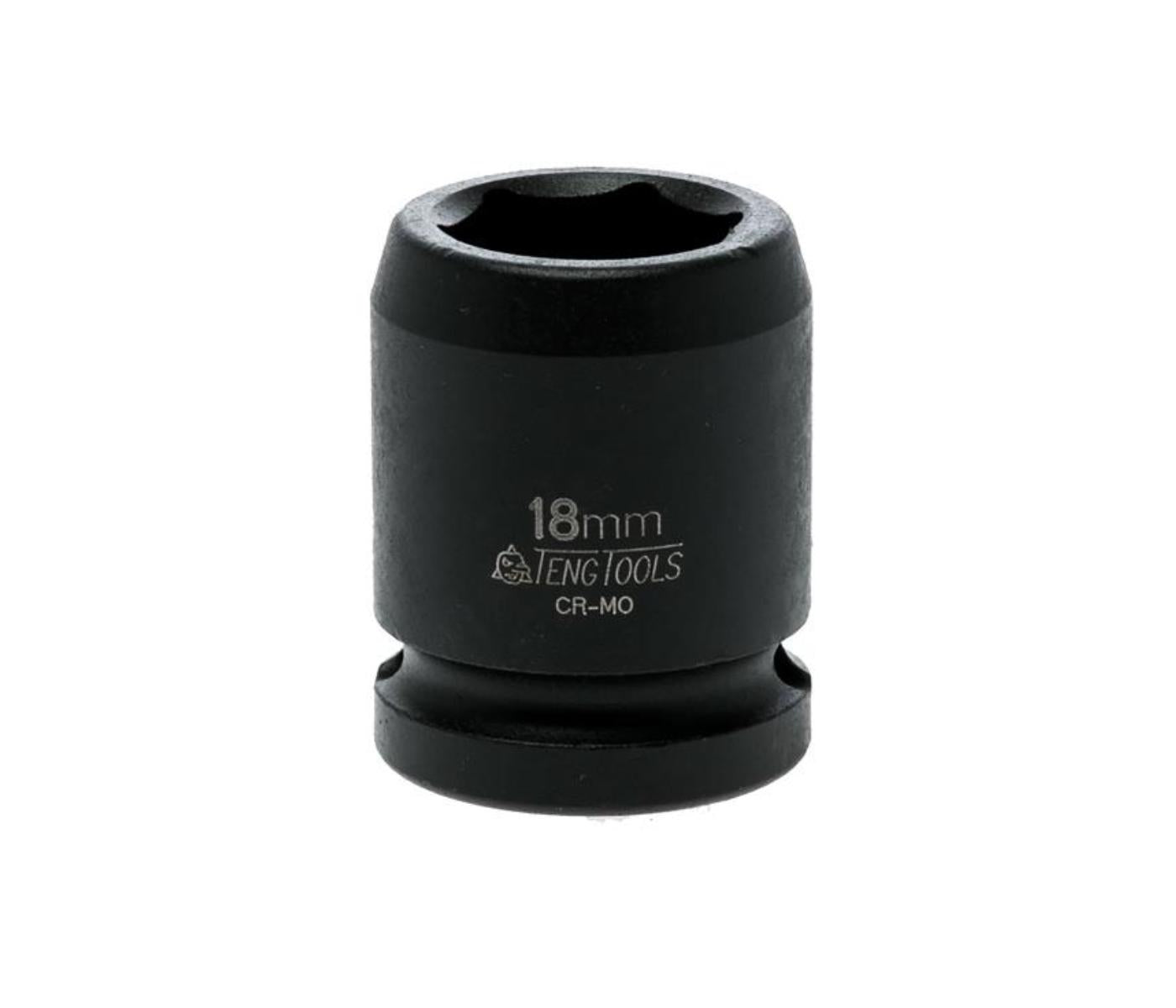 Teng 1/2in Dr. Impact Socket 18mm DIN