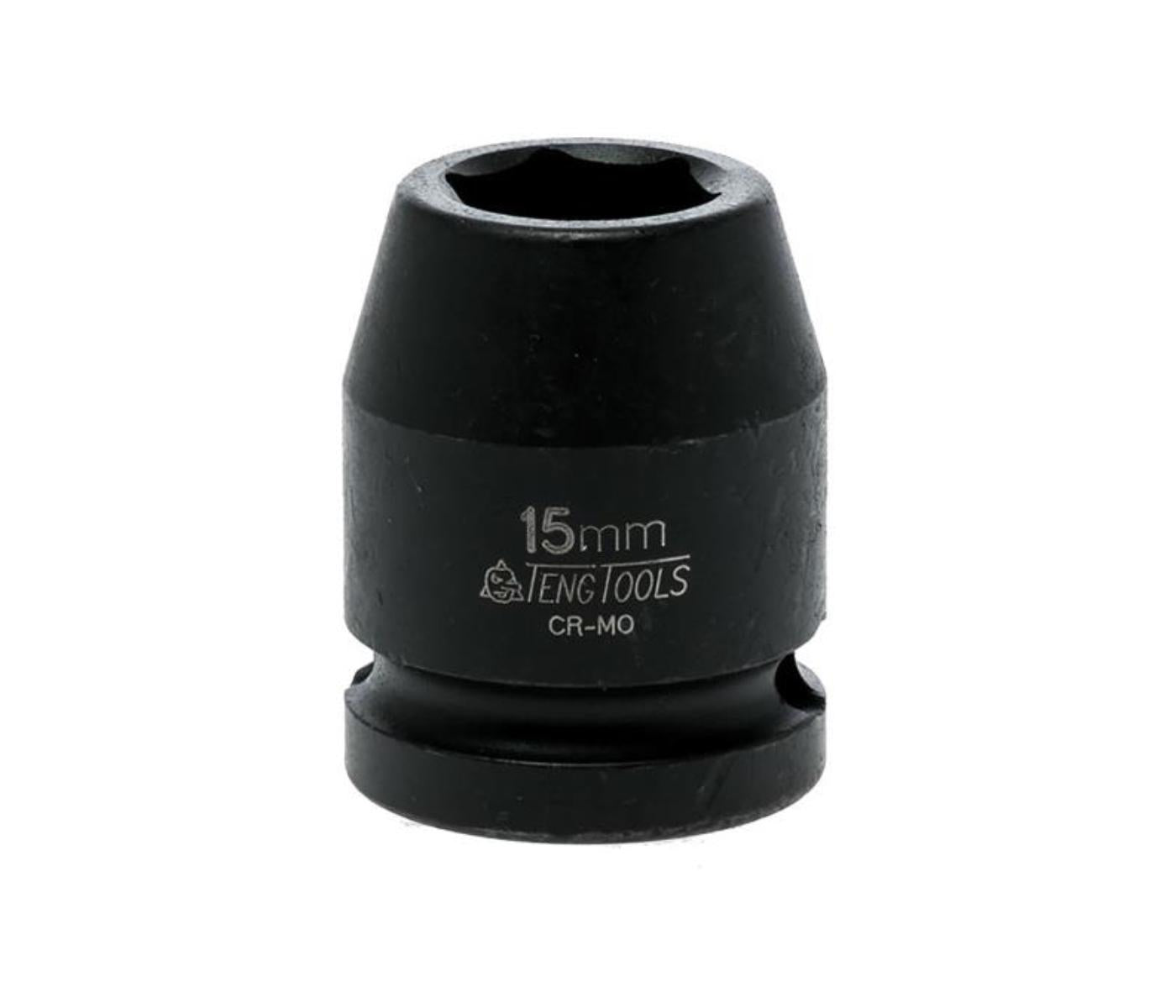 Teng 1/2in Dr. Impact Socket 15mm DIN