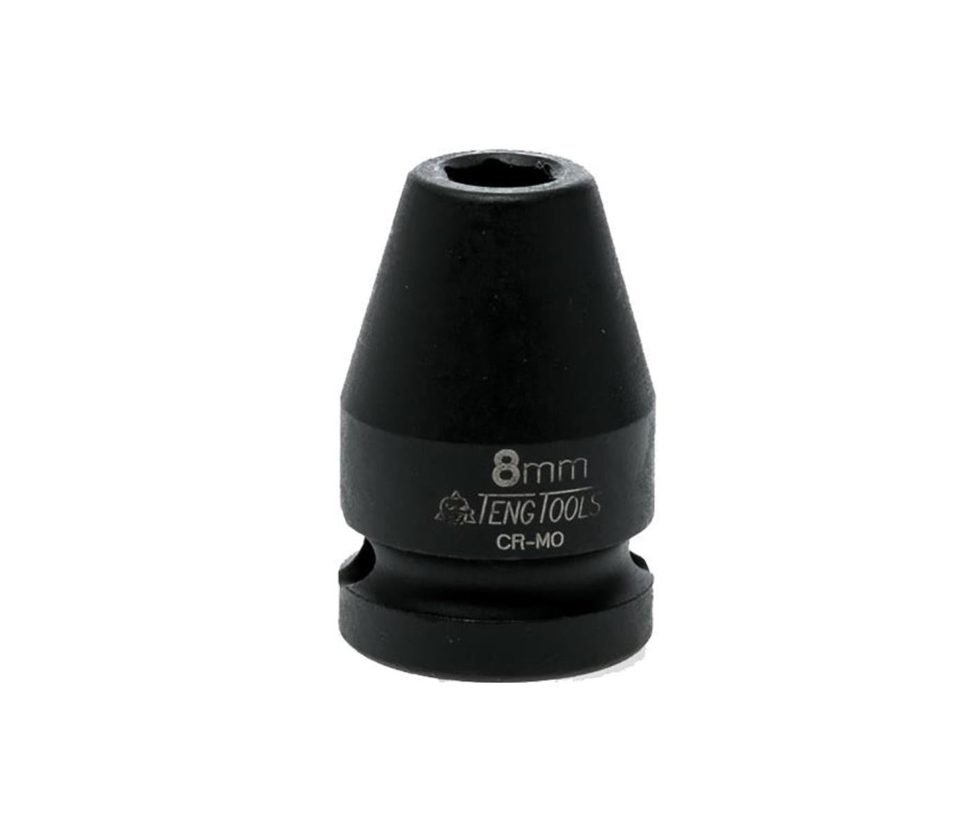 Teng 1/2in Dr. Impact Socket 8mm DIN